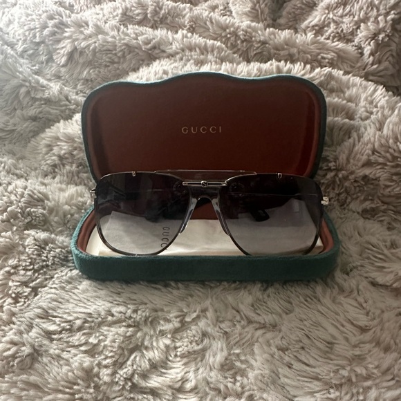 Gucci Dark Gray Sunglasses - Picture 1 of 2